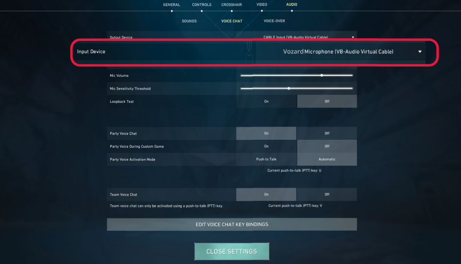 Choose Vozard Microphone